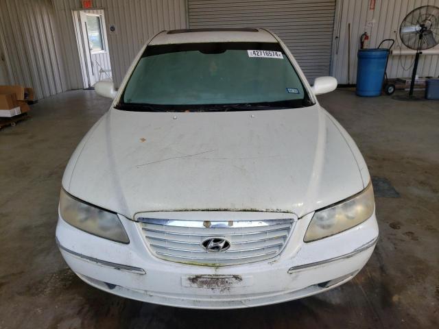 KMHFC46FX6A102568 - 2006 HYUNDAI AZERA SE WHITE photo 5