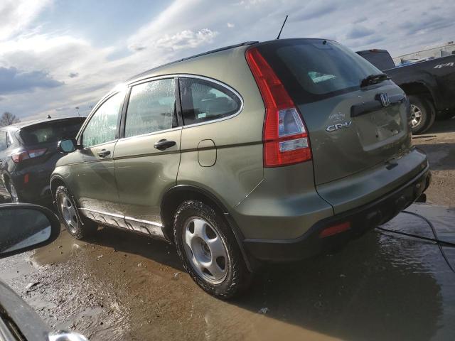 5J6RE48379L040595 - 2009 HONDA CR-V LX GREEN photo 2