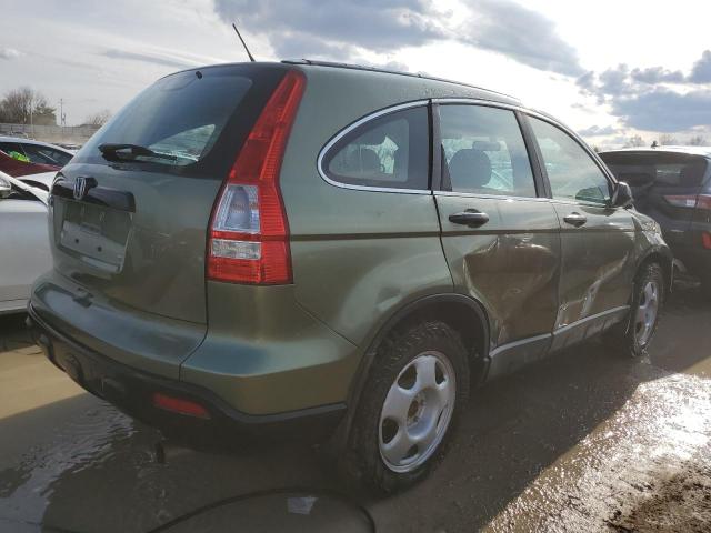 5J6RE48379L040595 - 2009 HONDA CR-V LX GREEN photo 3