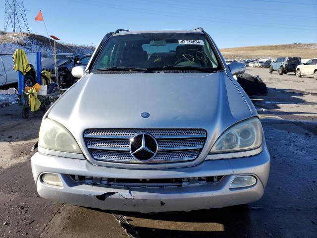 4JGAB57EX3A406066 - 2003 MERCEDES-BENZ ML 350 SILVER photo 5