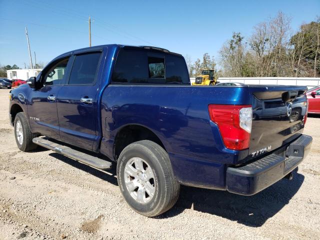 1N6AA1E6XHN537622 - 2017 NISSAN TITAN SV BLUE photo 2