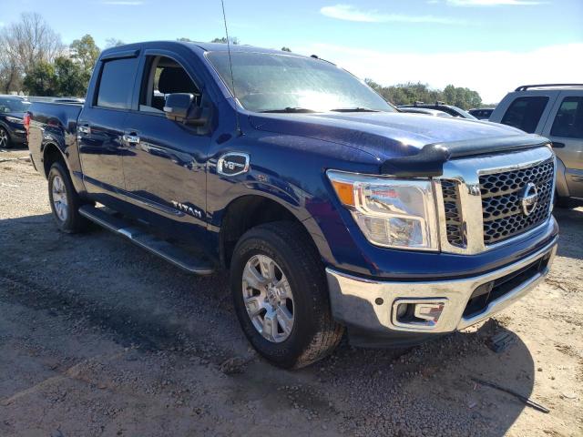 1N6AA1E6XHN537622 - 2017 NISSAN TITAN SV BLUE photo 4