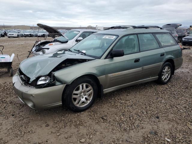 4S3BH665937652330 - 2003 SUBARU LEGACY OUTBACK GREEN photo 1