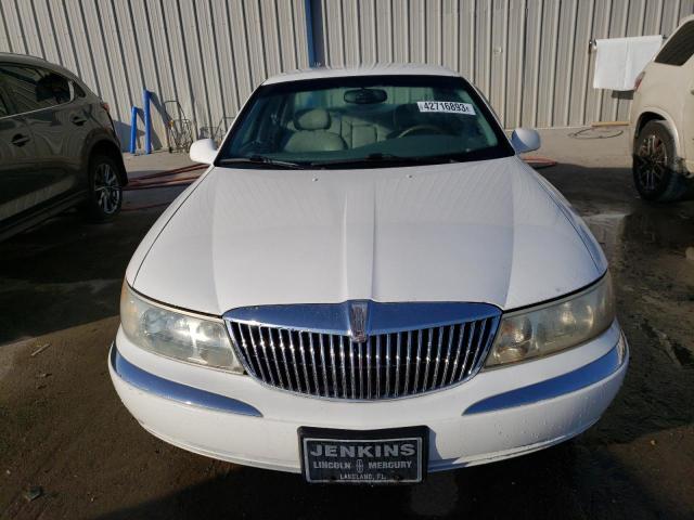 1LNFM97VXWY642882 - 1998 LINCOLN CONTINENTA WHITE photo 5