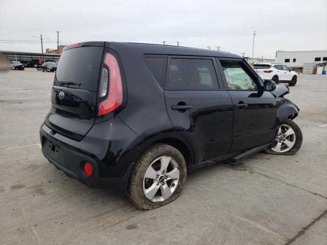 KNDJN2A24H7419103 - 2017 KIA SOUL BLACK photo 3