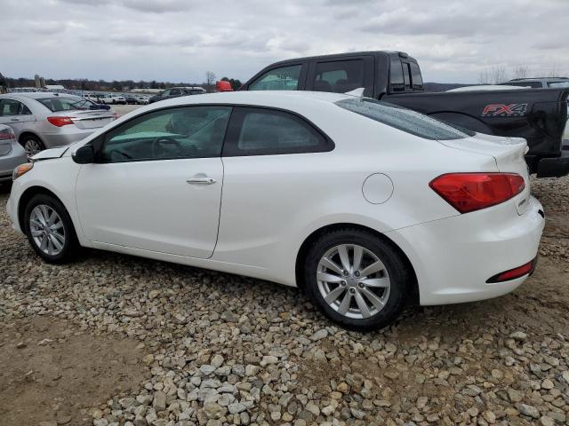 KNAFX6A87G5632971 - 2016 KIA FORTE EX WHITE photo 2