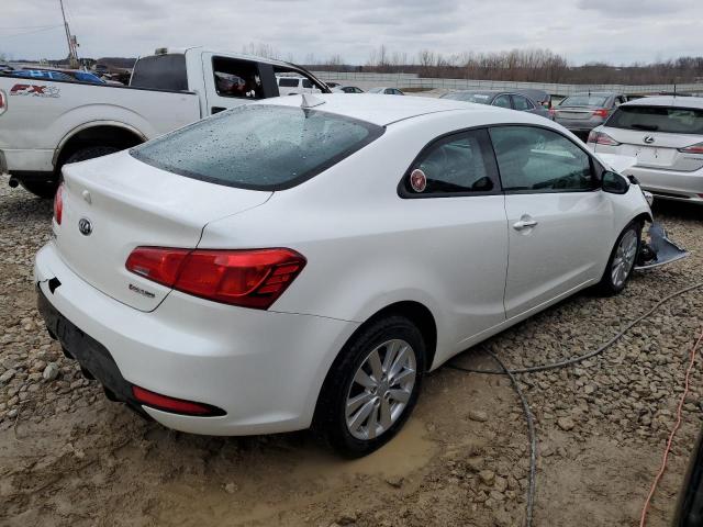 KNAFX6A87G5632971 - 2016 KIA FORTE EX WHITE photo 3