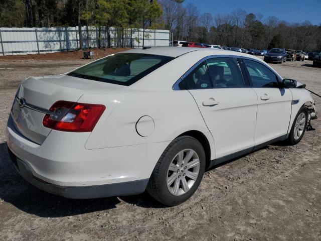 1FAHP2DW2CG105293 - 2012 FORD TAURUS SE WHITE photo 3