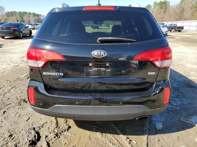 5XYKTCA64FG571904 - 2015 KIA SORENTO LX BLACK photo 6