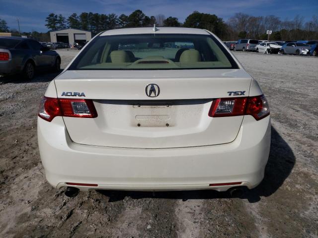 JH4CU2F64AC018041 - 2010 ACURA TSX WHITE photo 6