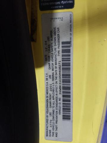 3VWBK31C05M408271 - 2005 VOLKSWAGEN NEW BEETLE GL 紫色 照片 13