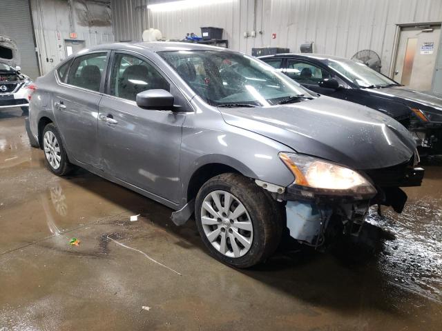 3N1AB7AP1FY336857 - 2015 NISSAN SENTRA S SILVER photo 4