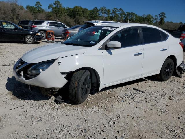 3N1AB7AP4HY385201 - 2017 NISSAN SENTRA S WHITE photo 1