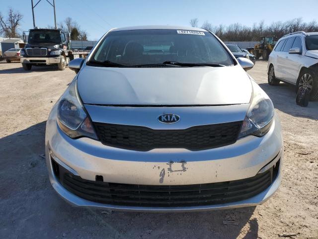 KNADM4A33H6061404 - 2017 KIA RIO LX SILVER photo 5