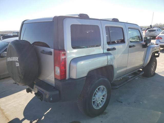 5GTEN13E488121446 - 2008 HUMMER H3 GRAY photo 3