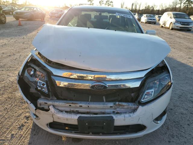 3FAHP0JG6CR240061 - 2012 FORD FUSION SEL WHITE photo 5