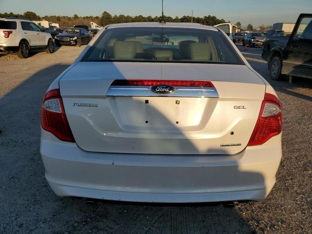 3FAHP0JG6CR240061 - 2012 FORD FUSION SEL WHITE photo 6