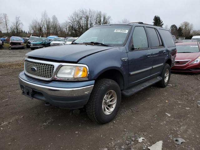 1FMRU16W91LA97174 - 2001 FORD EXPEDITION XLT BLUE photo 1