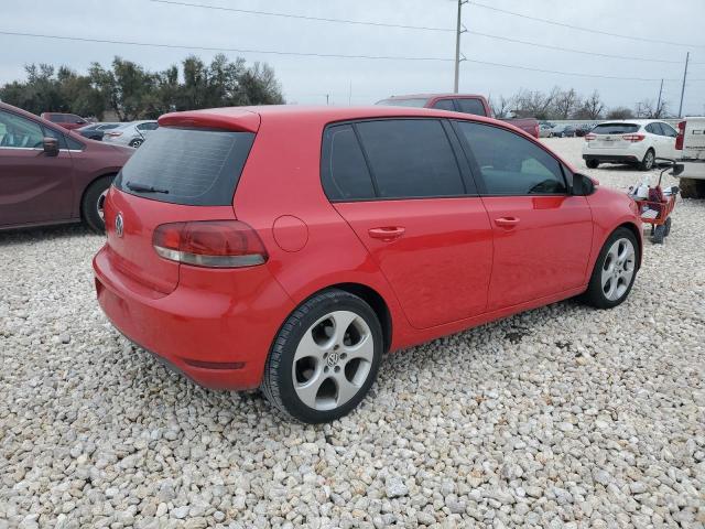 WVWDB7AJ1EW010228 - 2014 VOLKSWAGEN GOLF RED photo 3