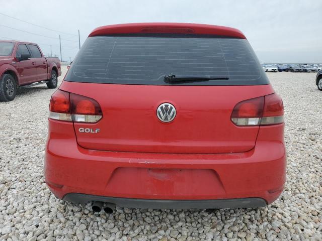 WVWDB7AJ1EW010228 - 2014 VOLKSWAGEN GOLF RED photo 6