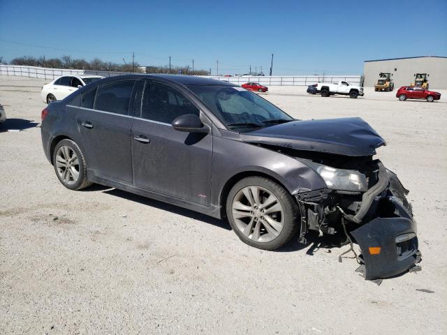 1G1PG5SB2F7159746 - 2015 CHEVROLET CRUZE LTZ CHARCOAL photo 4