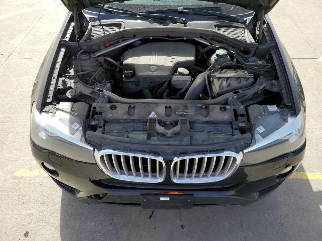 5UXWX9C51F0D56145 - 2015 BMW X3 XDRIVE28I BLACK photo 12