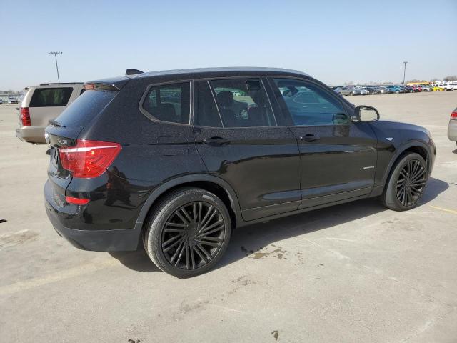 5UXWX9C51F0D56145 - 2015 BMW X3 XDRIVE28I BLACK photo 3
