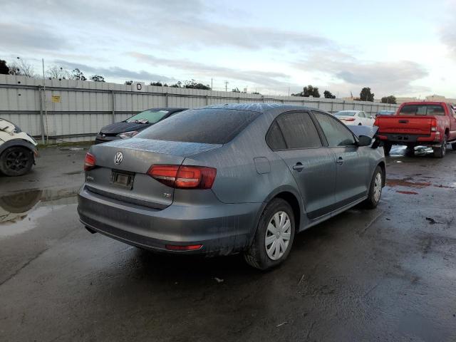 3VW267AJ1GM379814 - 2016 VOLKSWAGEN JETTA S GRAY photo 3