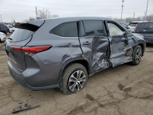 5TDHZRBH5MS538812 - 2021 TOYOTA HIGHLANDER XLE GRAY photo 3