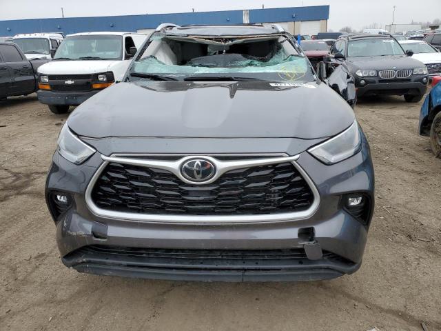 5TDHZRBH5MS538812 - 2021 TOYOTA HIGHLANDER XLE GRAY photo 5