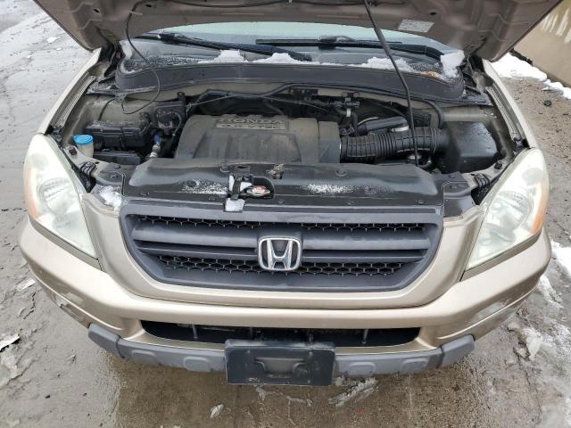 2HKYF18455H532613 - 2005 HONDA PILOT EX GOLD photo 12