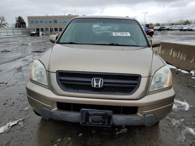 2HKYF18455H532613 - 2005 HONDA PILOT EX GOLD photo 5