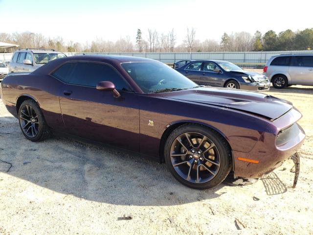 2C3CDZFJ7NH238215 - 2022 DODGE CHALLENGER R/T SCAT PACK PURPLE photo 4