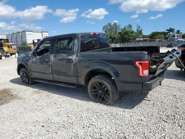 1FTEW1EP8HFB20427 - 2017 FORD F150 SUPERCREW BLACK photo 2