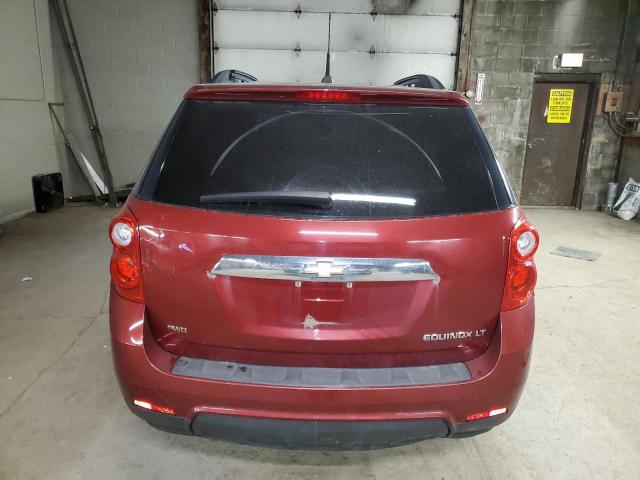 2CNFLEEW8A6271596 - 2010 CHEVROLET EQUINOX LT BURGUNDY photo 6