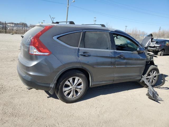 2HKRM4H76DH690883 - 2013 HONDA CR-V EXL GRAY photo 3