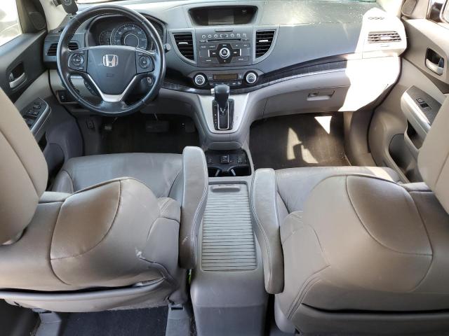 2HKRM4H76DH690883 - 2013 HONDA CR-V EXL GRAY photo 8