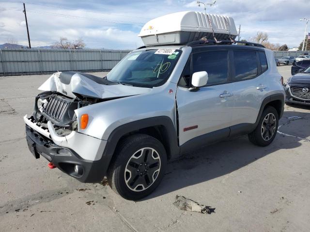 ZACCJBCB3HPG31558 - 2017 JEEP RENEGADE TRAILHAWK SILVER photo 1