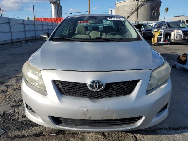 JTDBL40E199031723 - 2009 TOYOTA COROLLA BASE SILVER photo 5