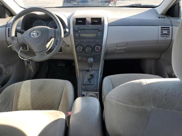 JTDBL40E199031723 - 2009 TOYOTA COROLLA BASE SILVER photo 8