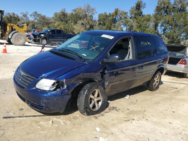 1A4GP45R36B521035 - 2006 CHRYSLER TOWN & COU BLUE photo 1