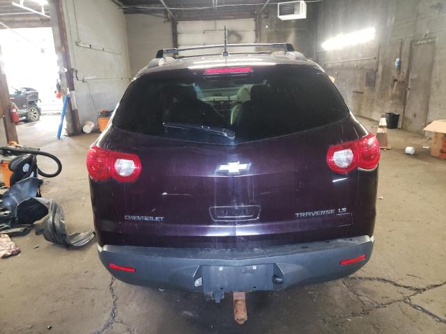 1GNER13D49S170192 - 2009 CHEVROLET TRAVERSE LS PURPLE photo 6