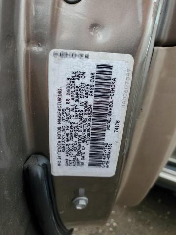 4T1BG22K0XU918294 - 1999 TOYOTA CAMRY CE TAN photo 12