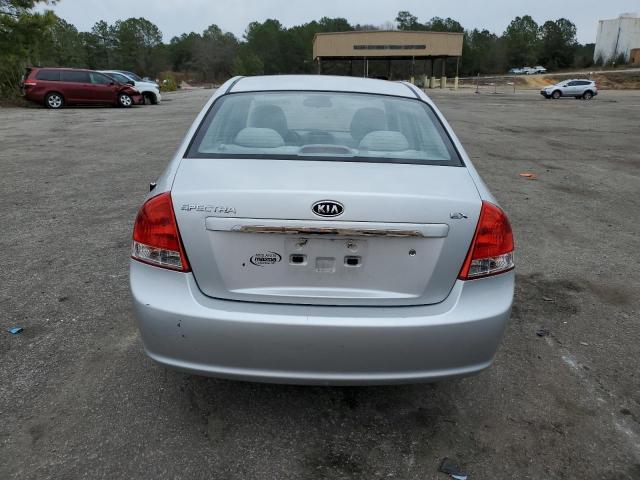 KNAFE221X95625709 - 2009 KIA SPECTRA EX SILVER photo 6