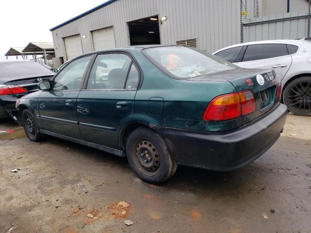 2HGEJ6617YH588798 - 2000 HONDA CIVIC BASE GREEN photo 2