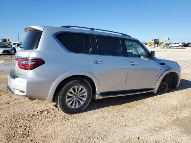 JN8AY2AC7M9146550 - 2021 NISSAN ARMADA SV SILVER photo 3