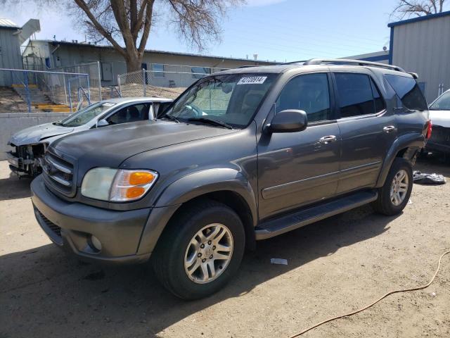 5TDBT48A94S226464 - 2004 TOYOTA SEQUOIA LIMITED GRAY photo 1