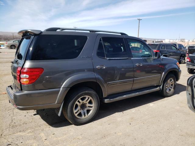 5TDBT48A94S226464 - 2004 TOYOTA SEQUOIA LIMITED GRAY photo 3