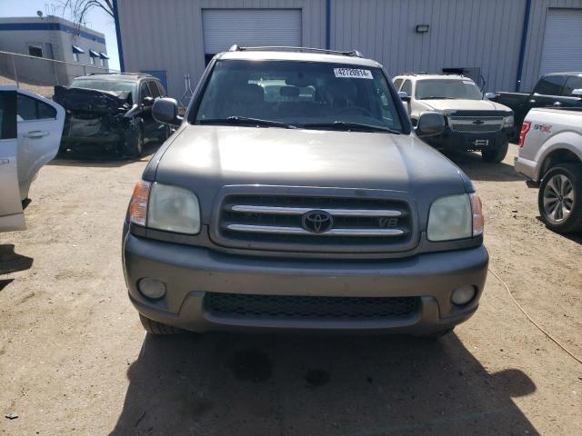 5TDBT48A94S226464 - 2004 TOYOTA SEQUOIA LIMITED GRAY photo 5