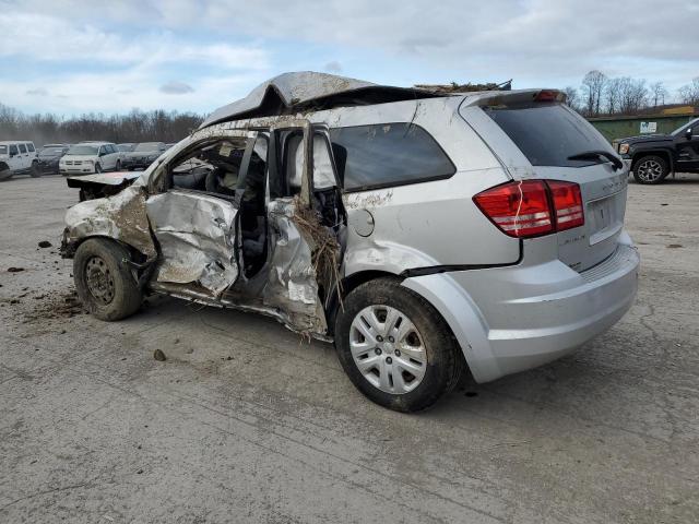 3C4PDCAB3ET103539 - 2014 DODGE JOURNEY SE SILVER photo 2